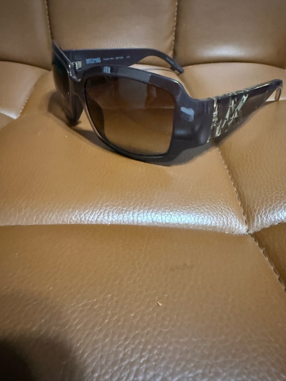 Michael Kors Dark Brown Gradient Lens Oversized Women's Sunglasses - Picture 8 of 8